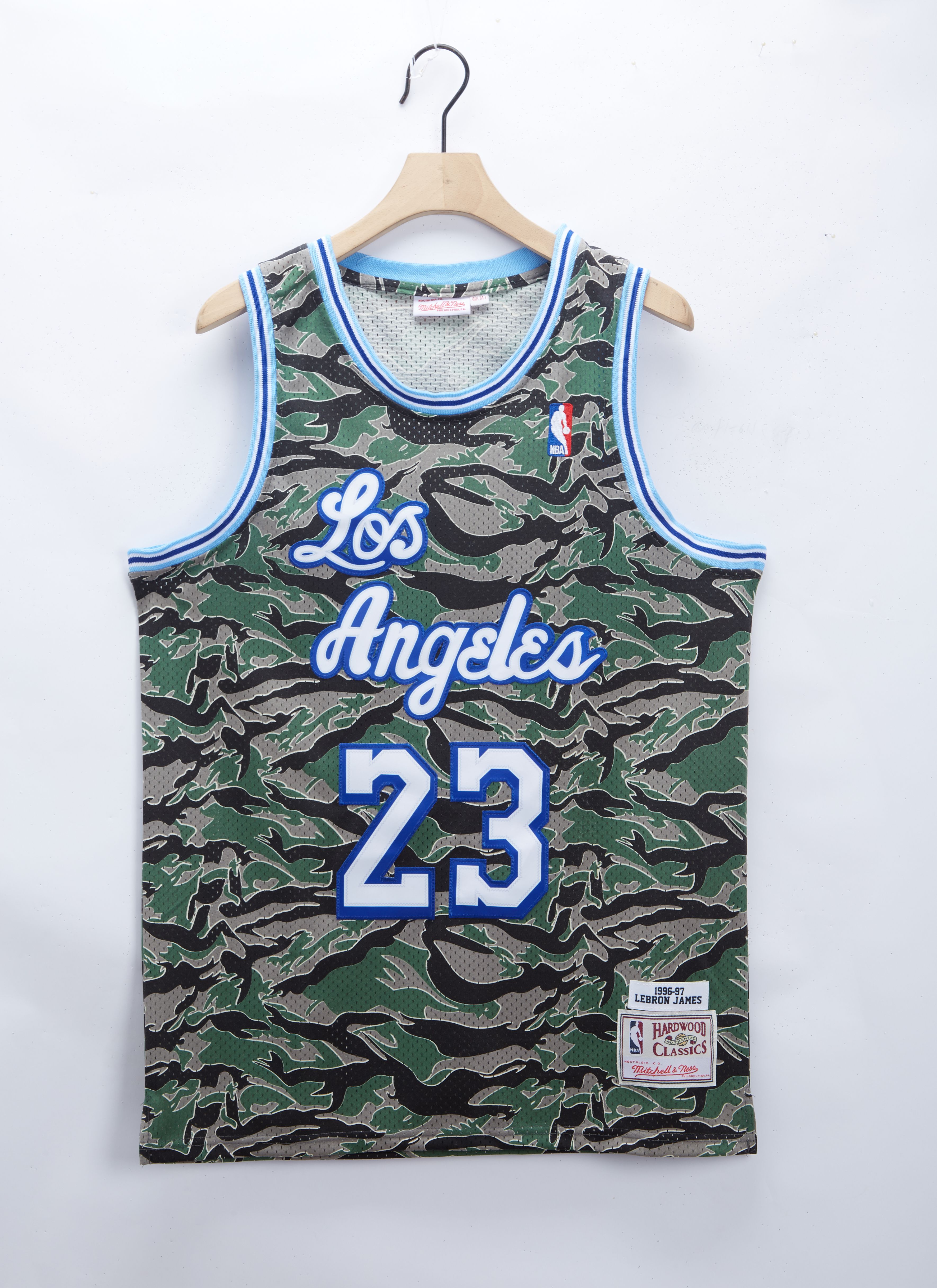 Men Los Angeles Lakers #23 James Camo 2021 Game NBA Jersey